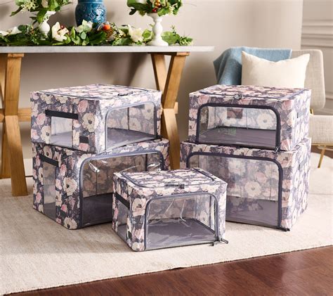 qvc periea collapsible storage boxes